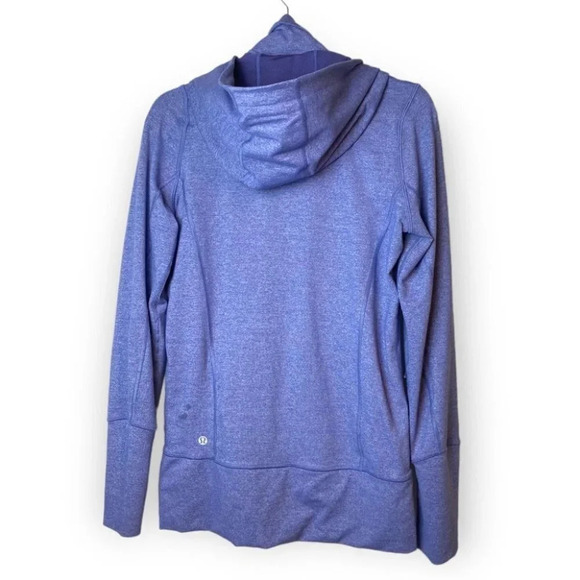 Lululemon  In Stride Hooded Jacket in Heathered Royalty - Picture 7 of 13
